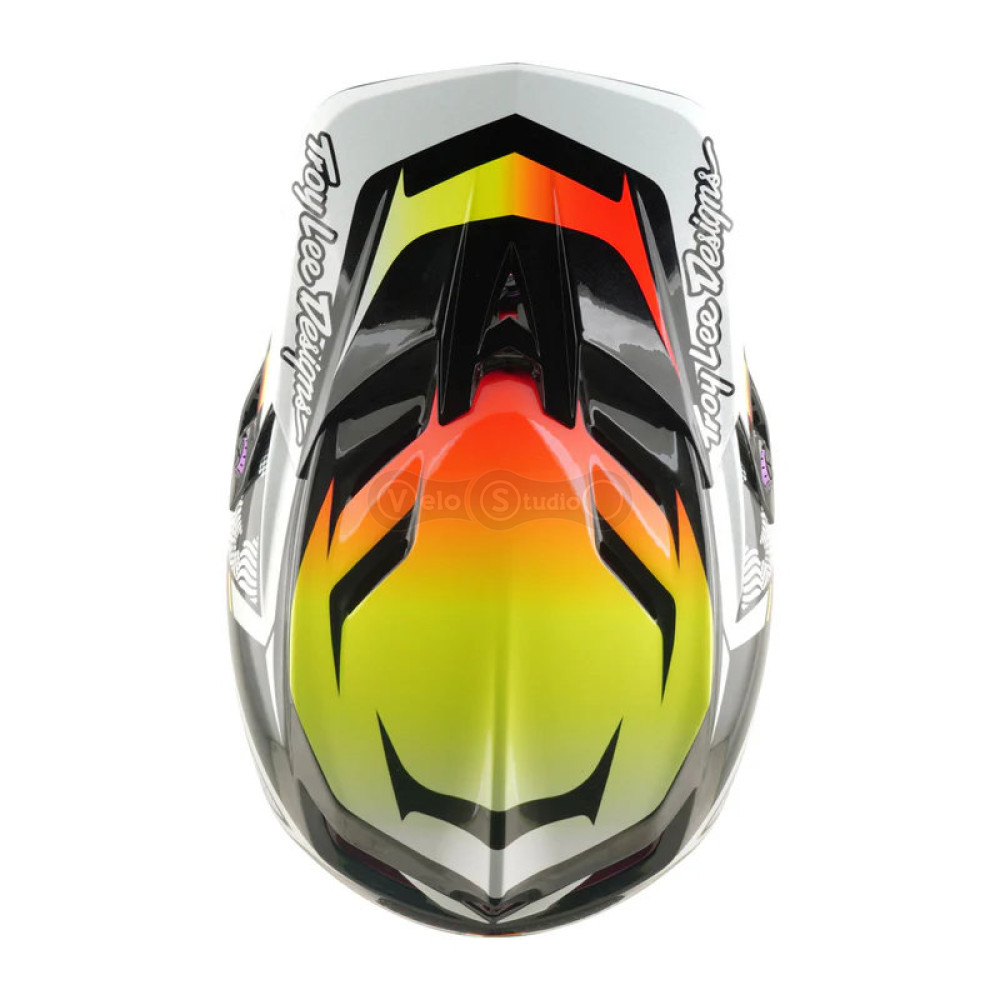 Вело шолом TLD D4 Carbon Mips Helmet; Lined Up [Black] M