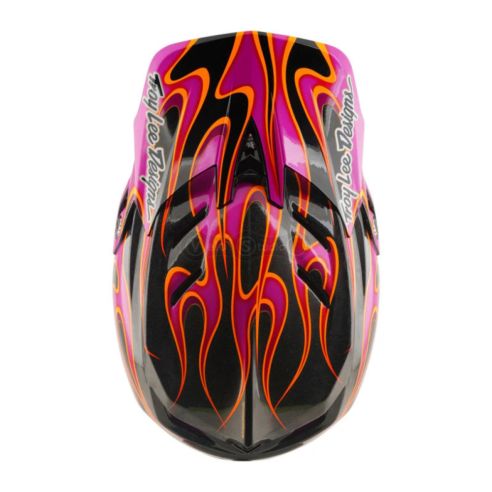 Вело шолом TLD D4 Carbon Mips Helmet; Torched [Carbon/Magenta] M