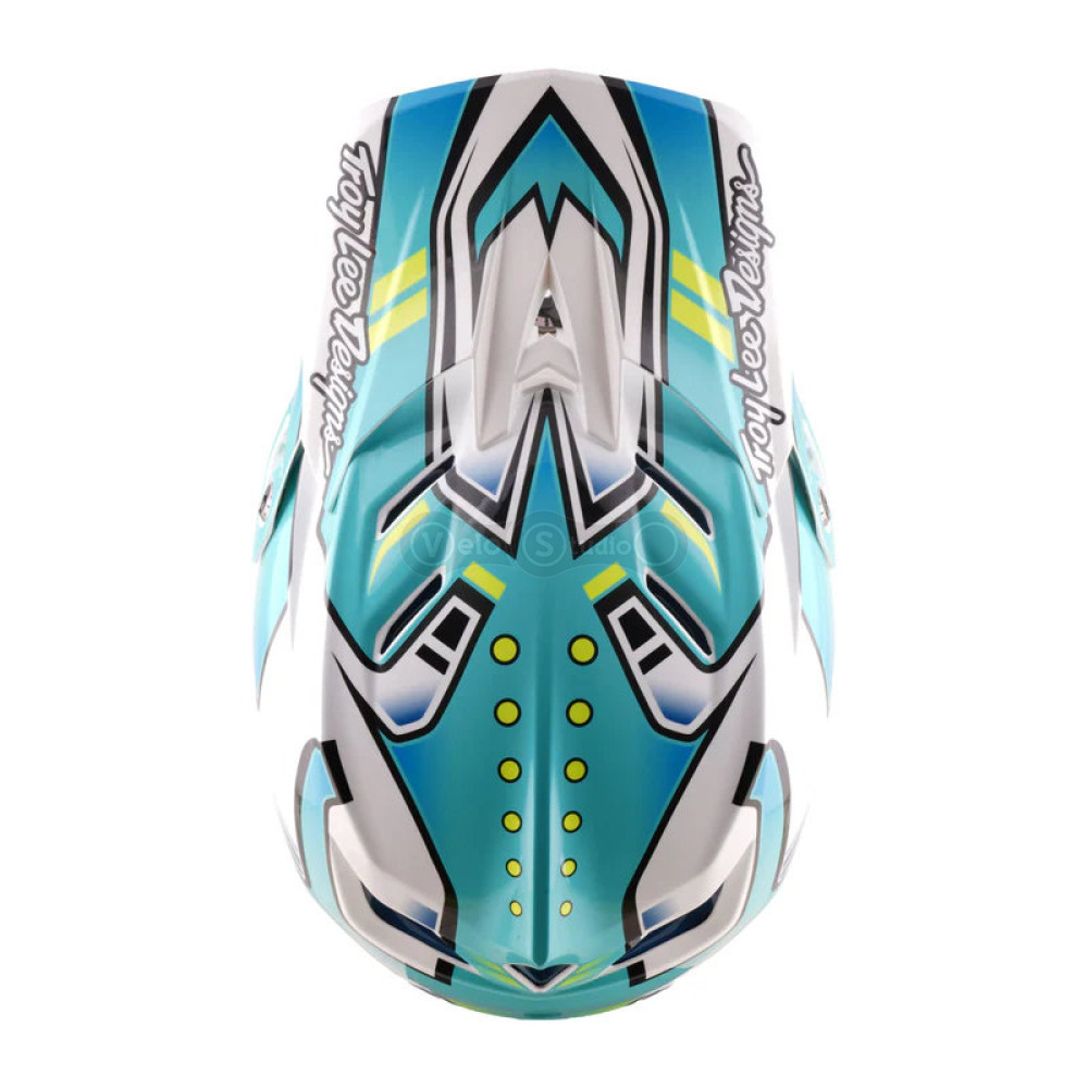 Вело шолом TLD D4 Composite Mips Helmet; Crest [Real Teal] S