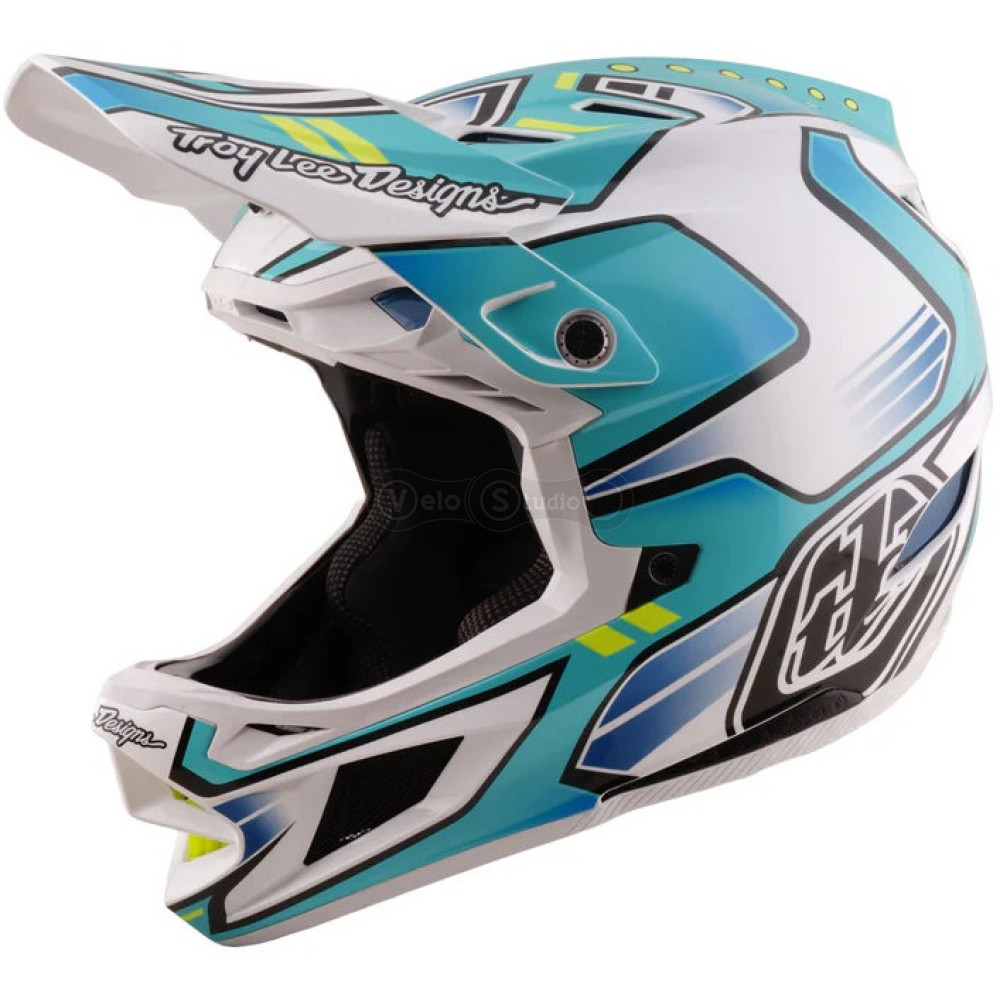 Вело шолом TLD D4 Composite Mips Helmet; Crest [Real Teal] M