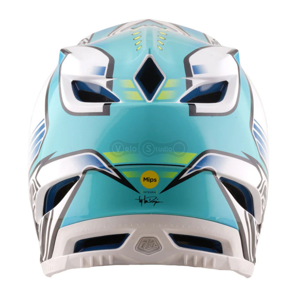 Вело шолом TLD D4 Composite Mips Helmet; Crest [Real Teal] L