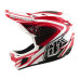 Вело шолом TLD D4 Polyacrylite Helmet; The Line [Fire/White] L