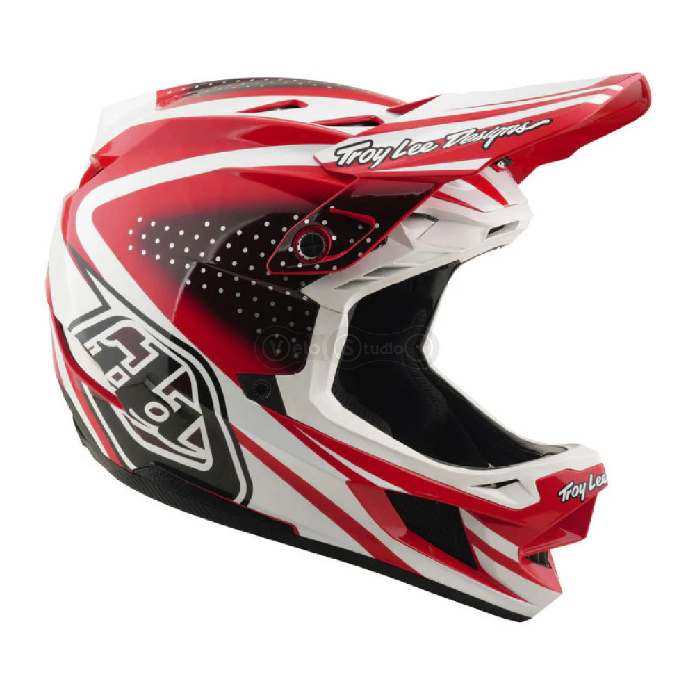 Вело шолом TLD D4 Polyacrylite Helmet; The Line [Fire/White] XL