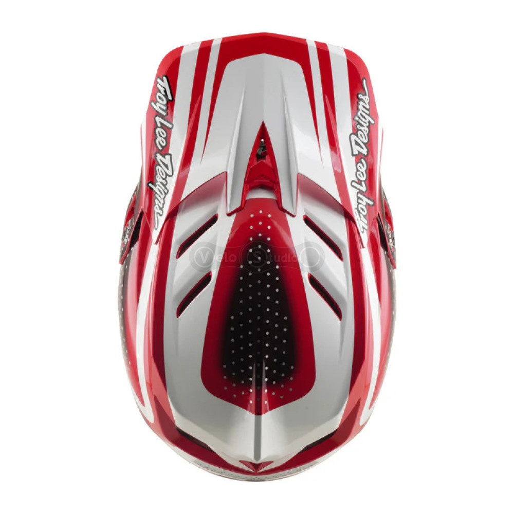 Вело шолом TLD D4 Polyacrylite Helmet; The Line [Fire/White] XL