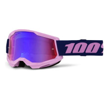 Маска 100% STRATA 2 Goggle [Purple], Mirror Blue Lens