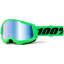 Маска 100% STRATA 2 Goggle [Neon Green], Mirror Blue Lens