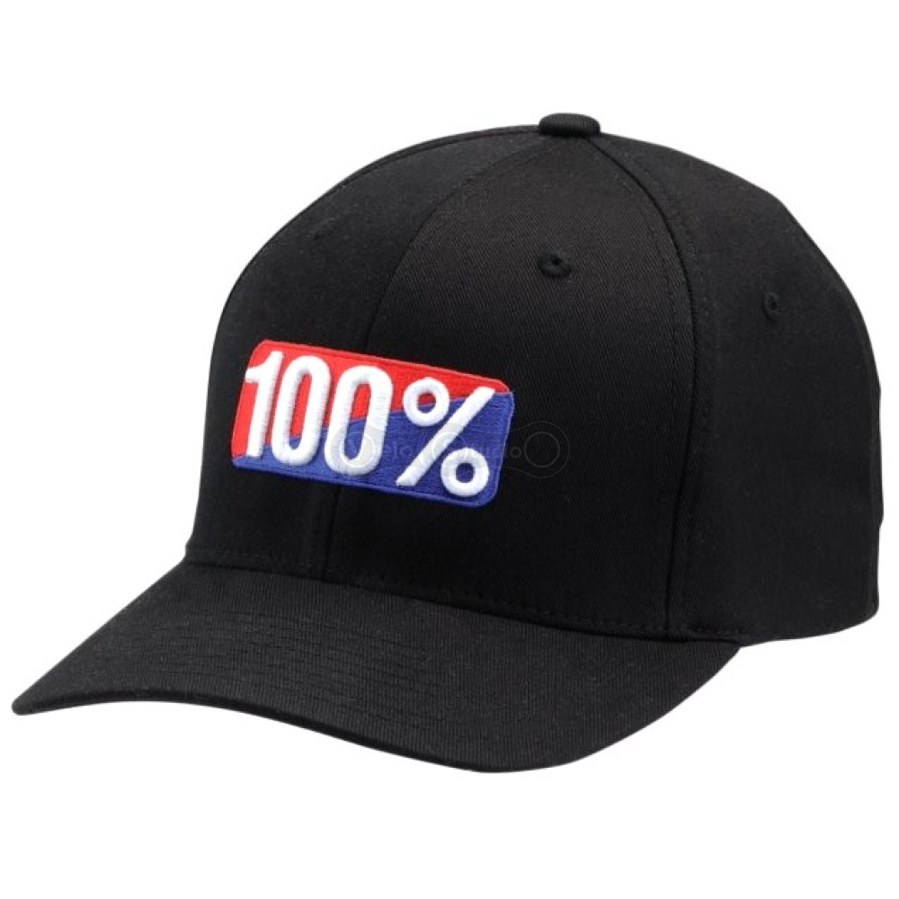 Кепка 100% FlexFit Hat - CLASSIC [Black], L/XL
