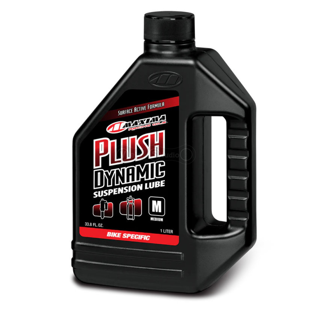Масло Maxima PLUSH DYNAMIC Lube [1л], Medium (штаны вилки)