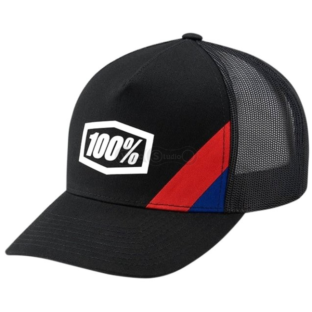 Кепка 100% Trucker Hat - CORNERSTONE [Black], One Size