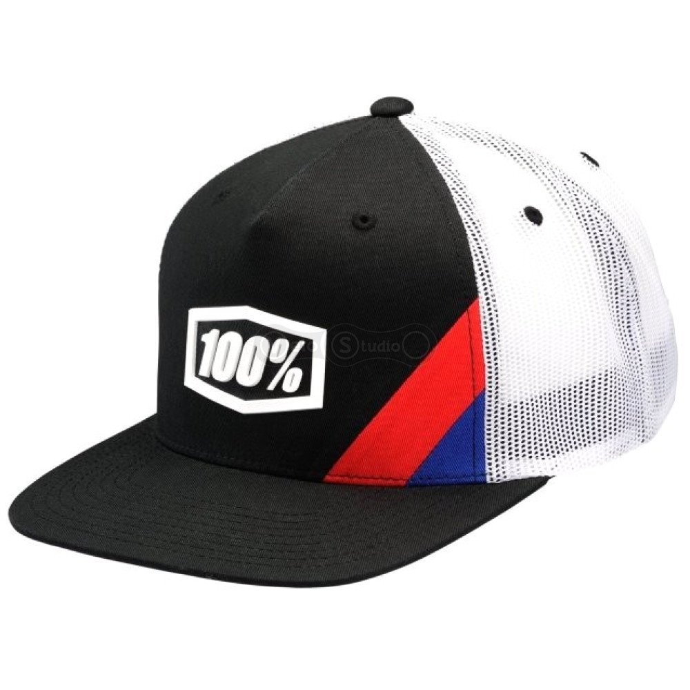 Кепка 100% Trucker Hat - CORNERSTONE [White], One Size