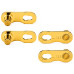 Замок ланцюга KMC Flat NR Gold, SRAM 13/12 швидкостей, уп 2 штуки