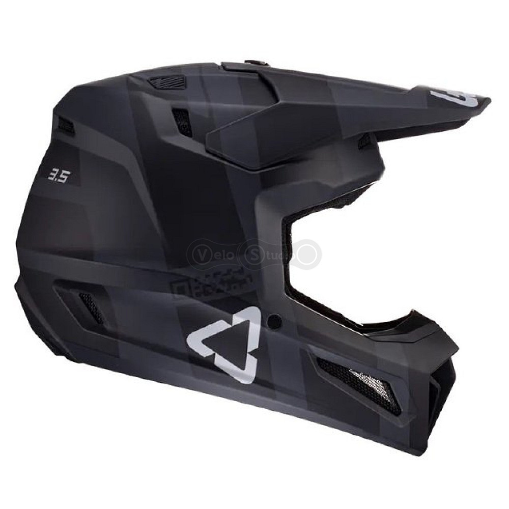 Мотошлем Leatt Helmet Moto 3.5 Black XS (53-54 см) + Маска Velocity 4.5