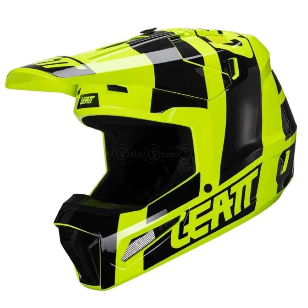 Мотошлем Leatt Helmet Moto 3.5 Citrus XS (53-54 см) + Маска Velocity 4.5