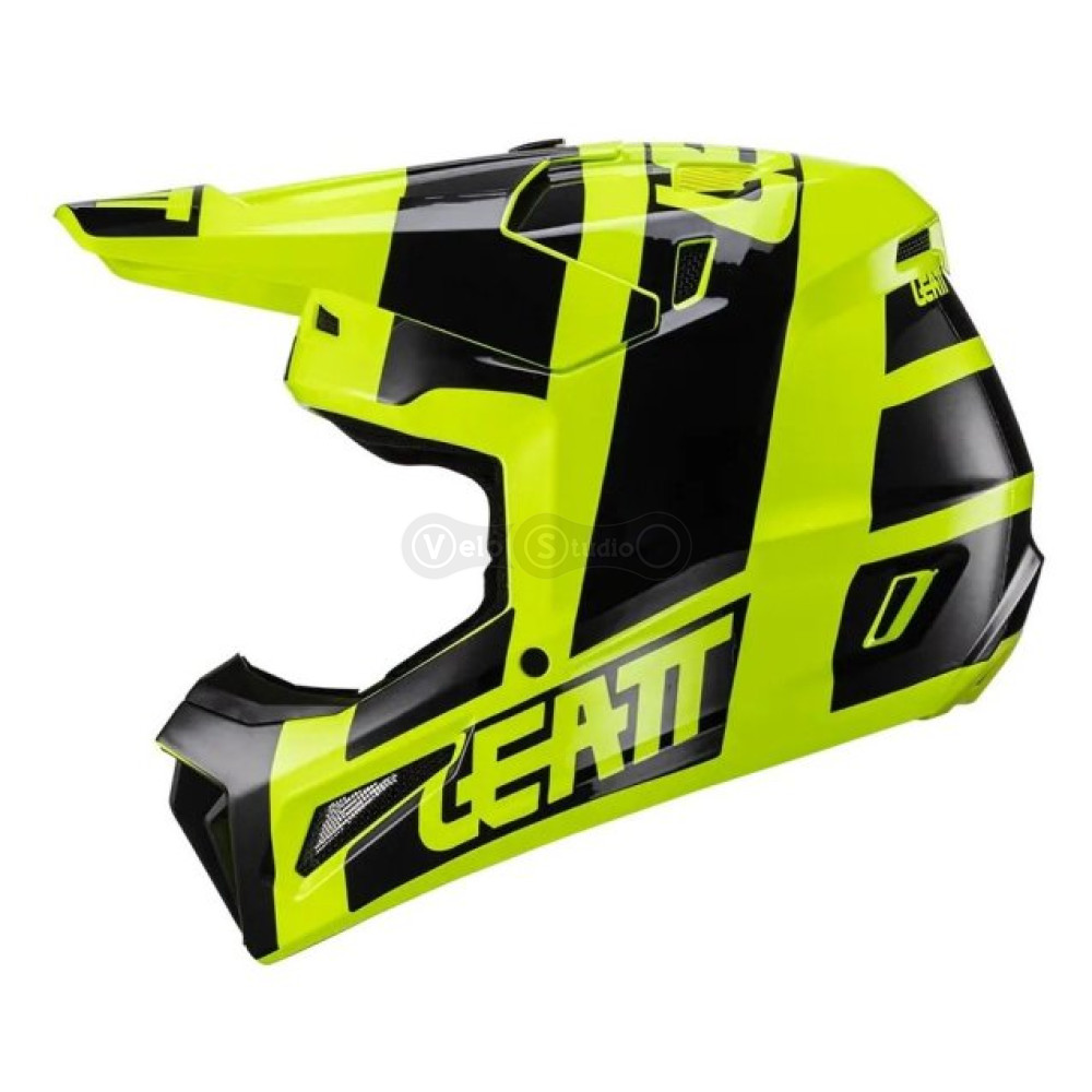 Мотошлем Leatt Helmet Moto 3.5 Citrus XS (53-54 см) + Маска Velocity 4.5