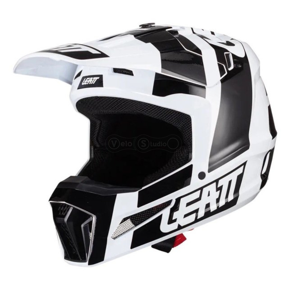 Мотошлем Leatt Helmet Moto 3.5 White S (55-56 см) + Маска Velocity 4.5