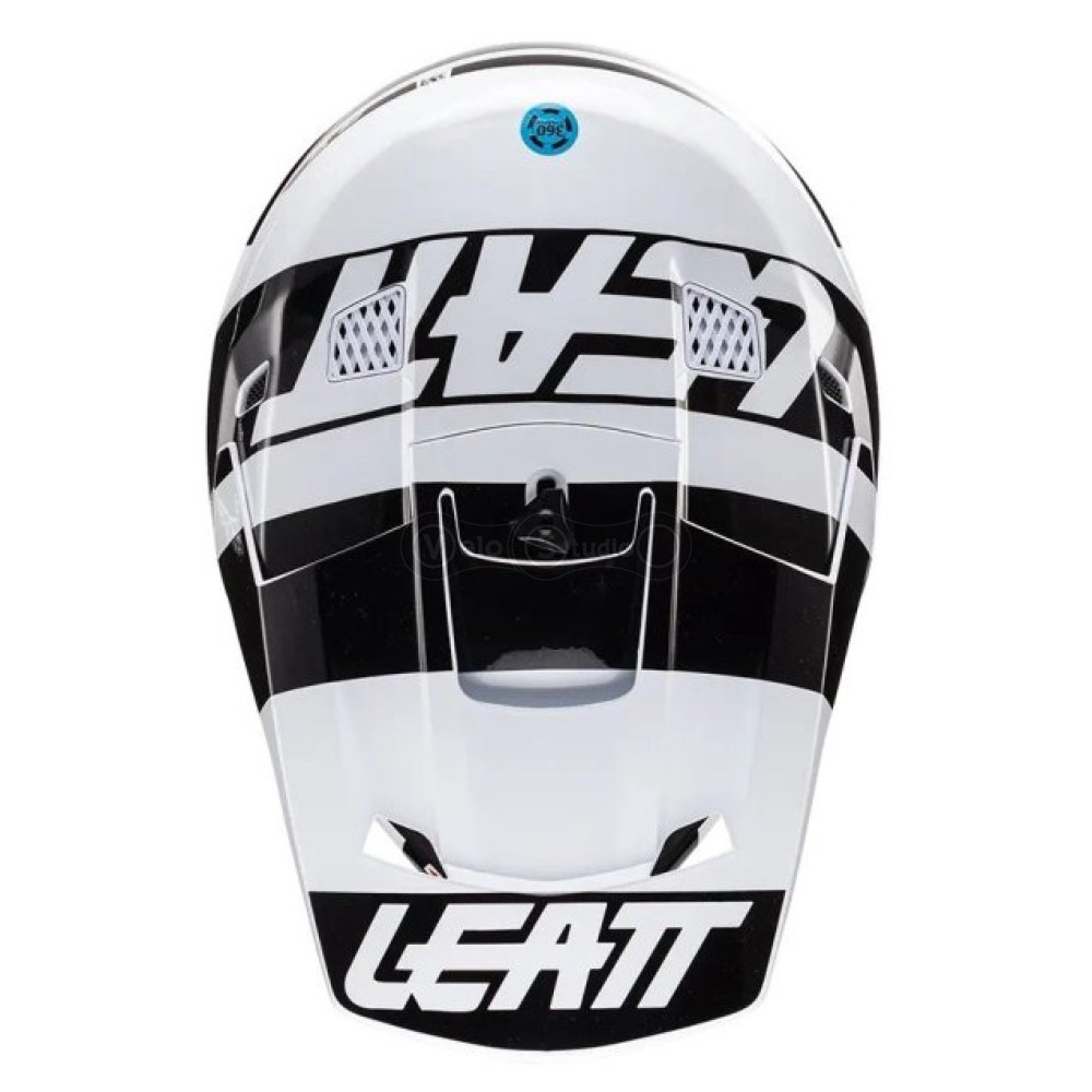 Мотошлем Leatt Helmet Moto 3.5 White S (55-56 см) + Маска Velocity 4.5