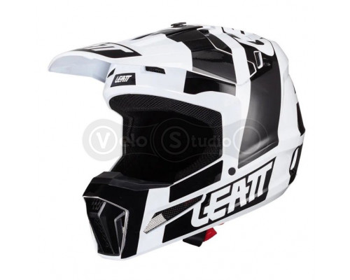 Мотошлем Leatt Helmet Moto 3.5 White XL (61-62 см) + Маска Velocity 4.5