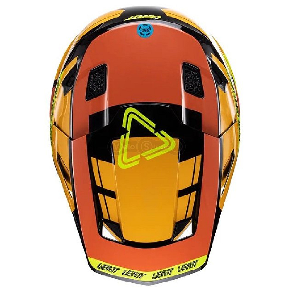 Мотошлем Leatt Helmet Moto 7.5 Citrus M (57-58 см) + Маска Velocity 4.5