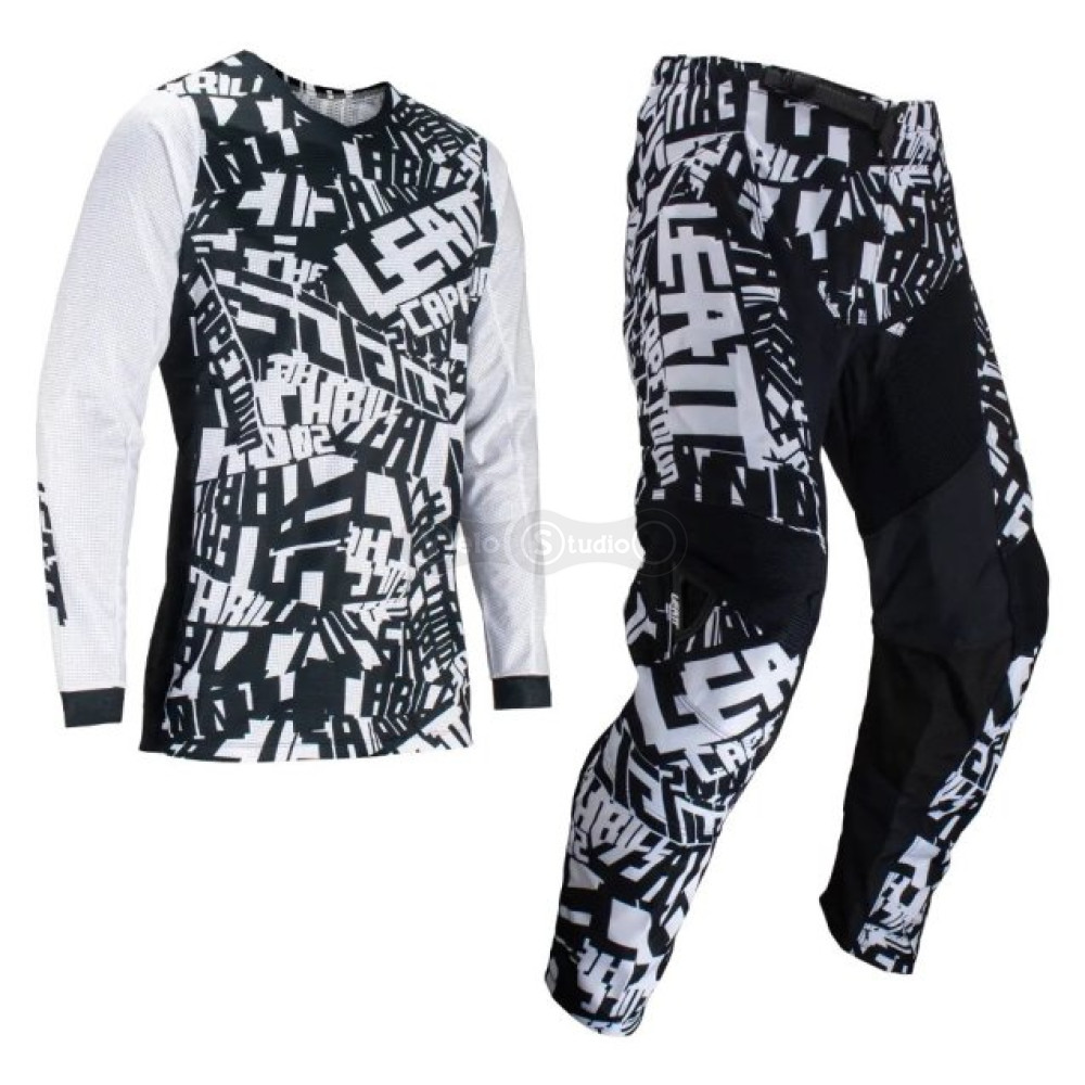 Мото костюм LEATT Ride Kit 3.5 White розмір 30/S