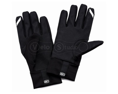 Водостойкие перчатки RIDE 100% Hydromatic Waterproof чёрные размер S