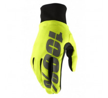 Водостойкие перчатки RIDE 100% Hydromatic Waterproof жёлтые размер M
