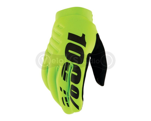 Зимние перчатки RIDE 100% Brisker Glove Fluo Yellow размер L