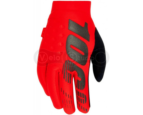 Зимові рукавички RIDE 100% BRISKER Cold Weather Red розмір XL