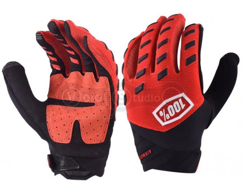 Перчатки Ride 100% AIRMATIC Glove красные размер M