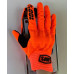 Рукавички Ride 100% Cognito Smart Shock Fluo Orange розмір XL