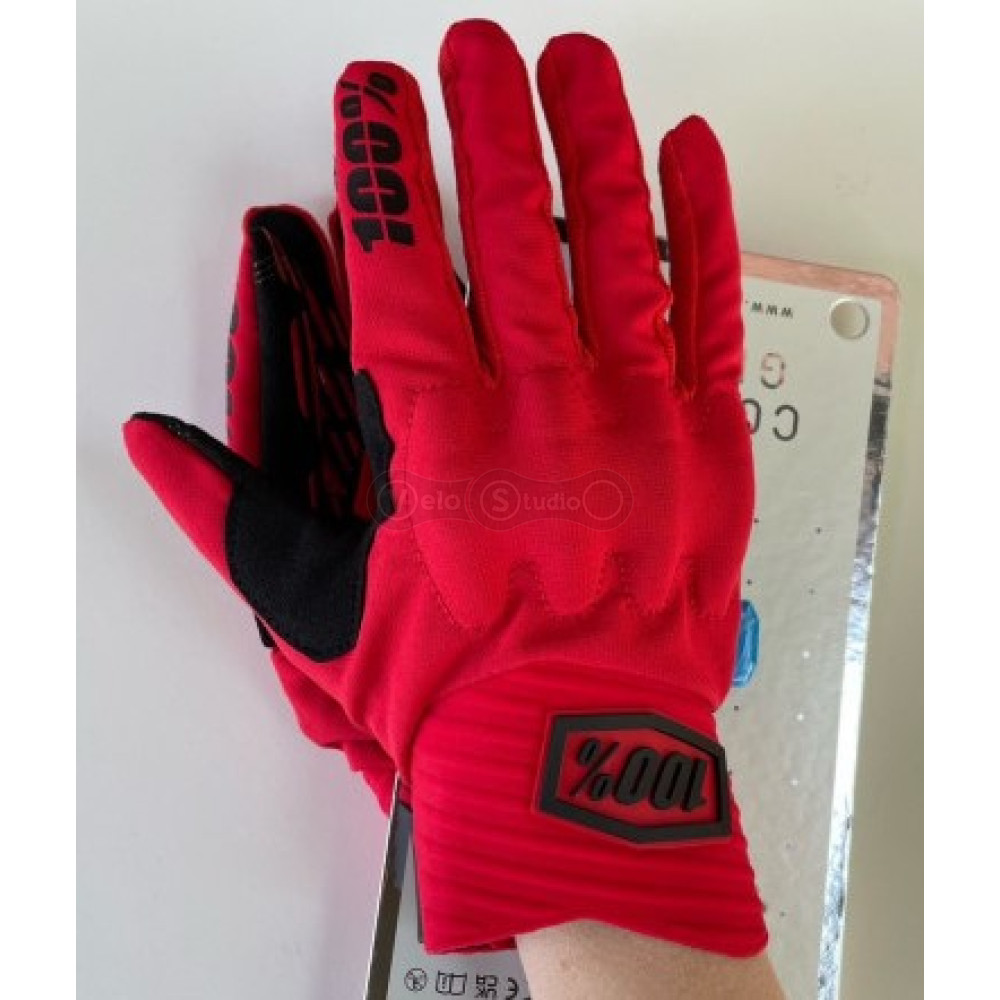 Рукавички Ride 100% Cognito Smart Shock Red розмір S