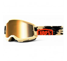 Маска Ride 100% STRATA 2 Goggle Kombat - True Gold Lens