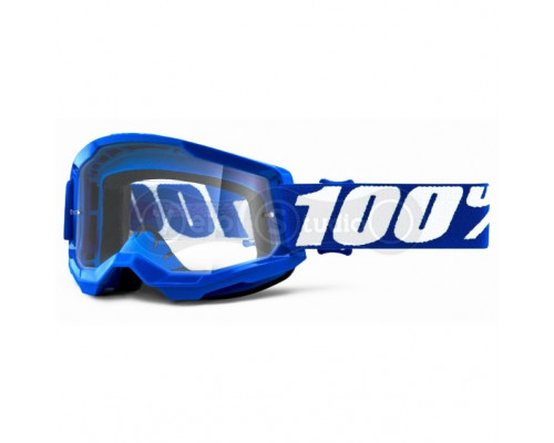 Маска Ride 100% STRATA 2 Goggle Blue - Clear Lens