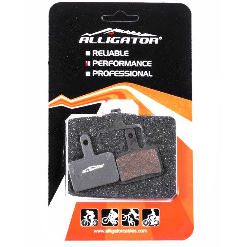 Тормозные колодки Alligator HK-BP008 для Shimano MT200/M475/M525 полуметалл