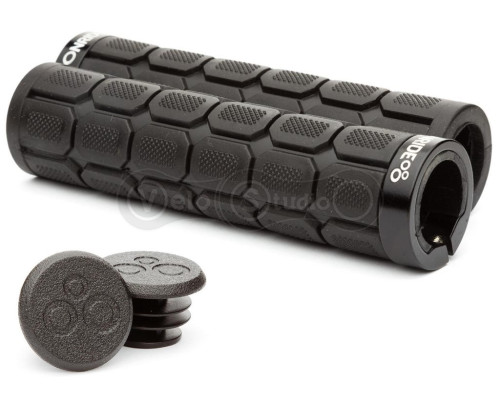 Грипсы ONRIDE GripControl чёрные с чёрными замками