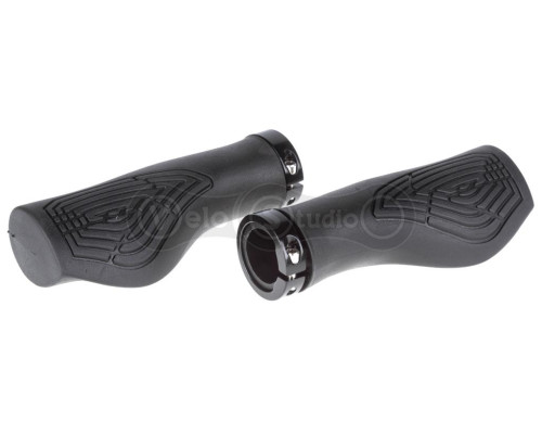 Грипсы ONRIDE Maze эргономичные с замками чёрные