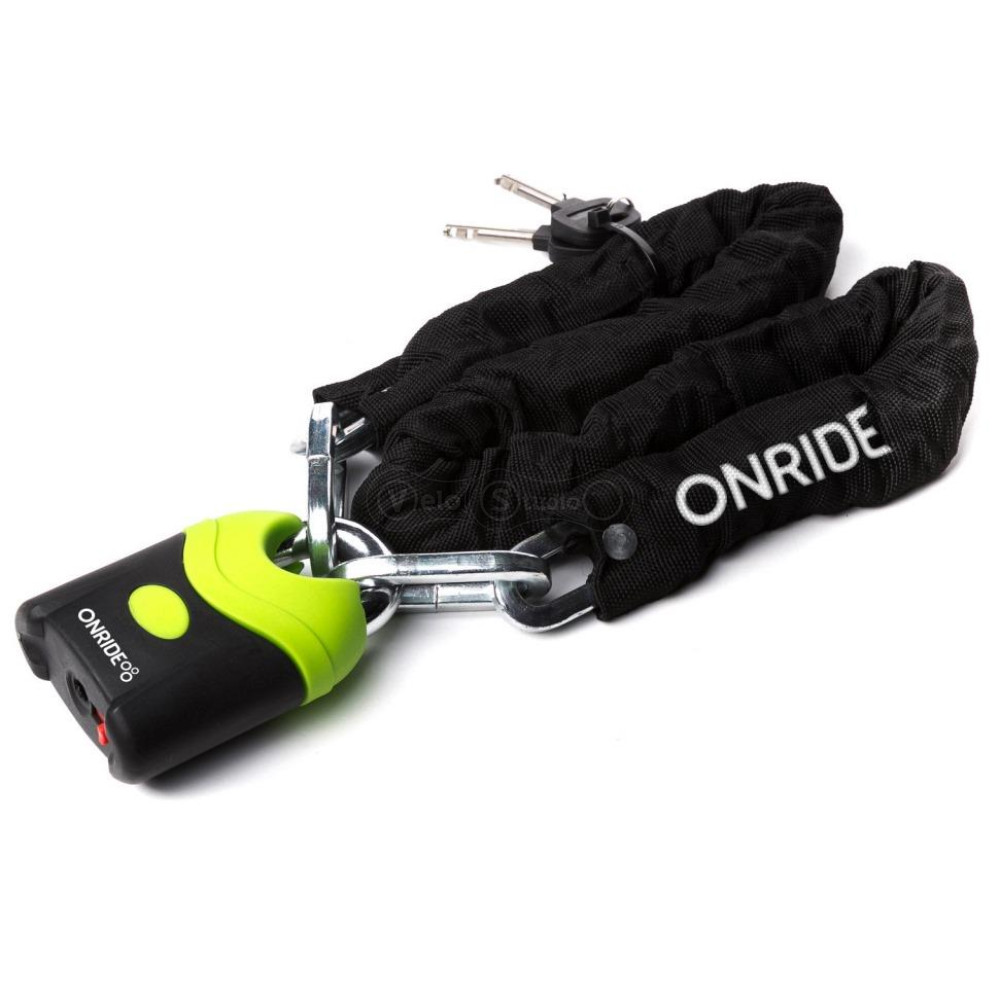 Замок велосипедний ланцюг ONRIDE Hulk 70 8x1200 мм