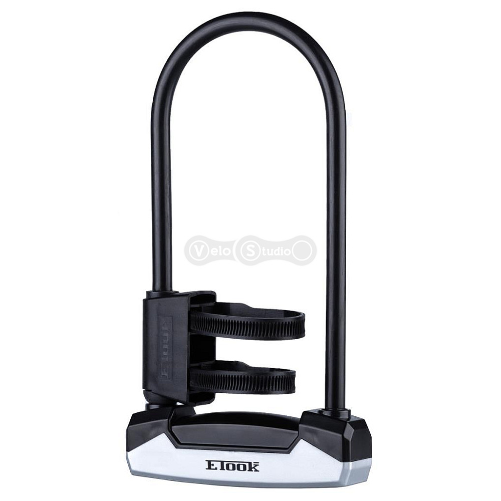 Вело замок скоба U-Lock ETOOK ET210L 10x108x225 мм