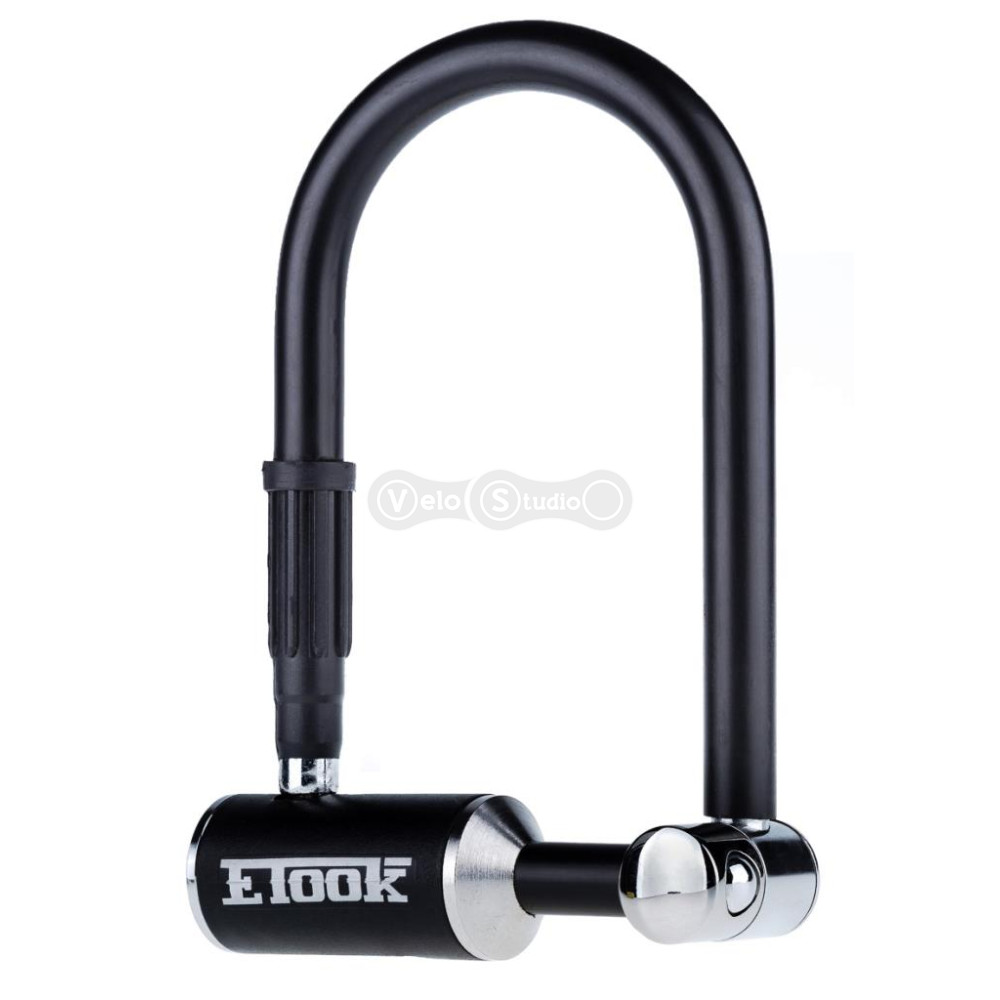 Вело замок скоба U-Lock ETOOK ET160L 13x88x160 мм