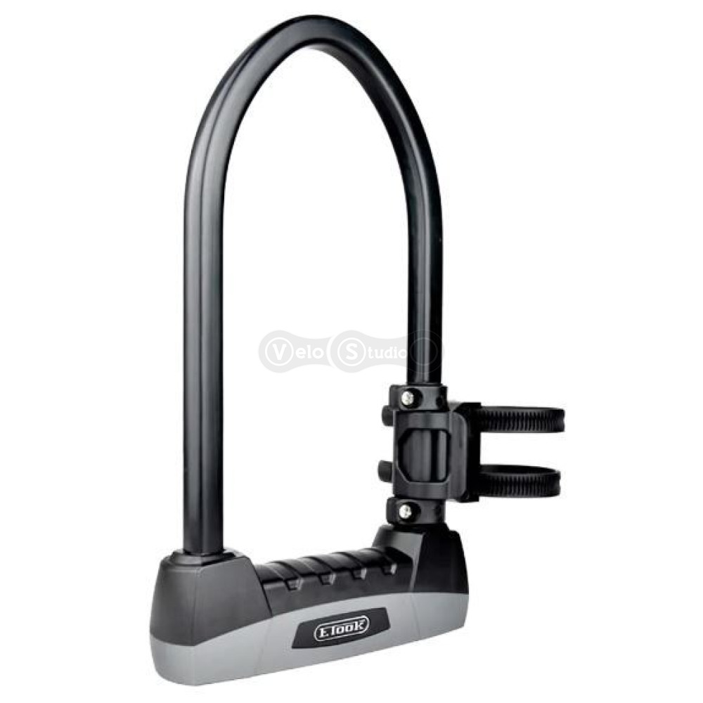 Вело замок скоба U-Lock ETOOK ET600L 13x110x240 мм