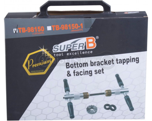 Набор SuperB TB-98150 для торцовки и нарезки резьбы на кареточном узле