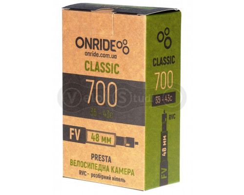 Велосипедная камера ONRIDE Classic RVC 700x35-43c FV 48