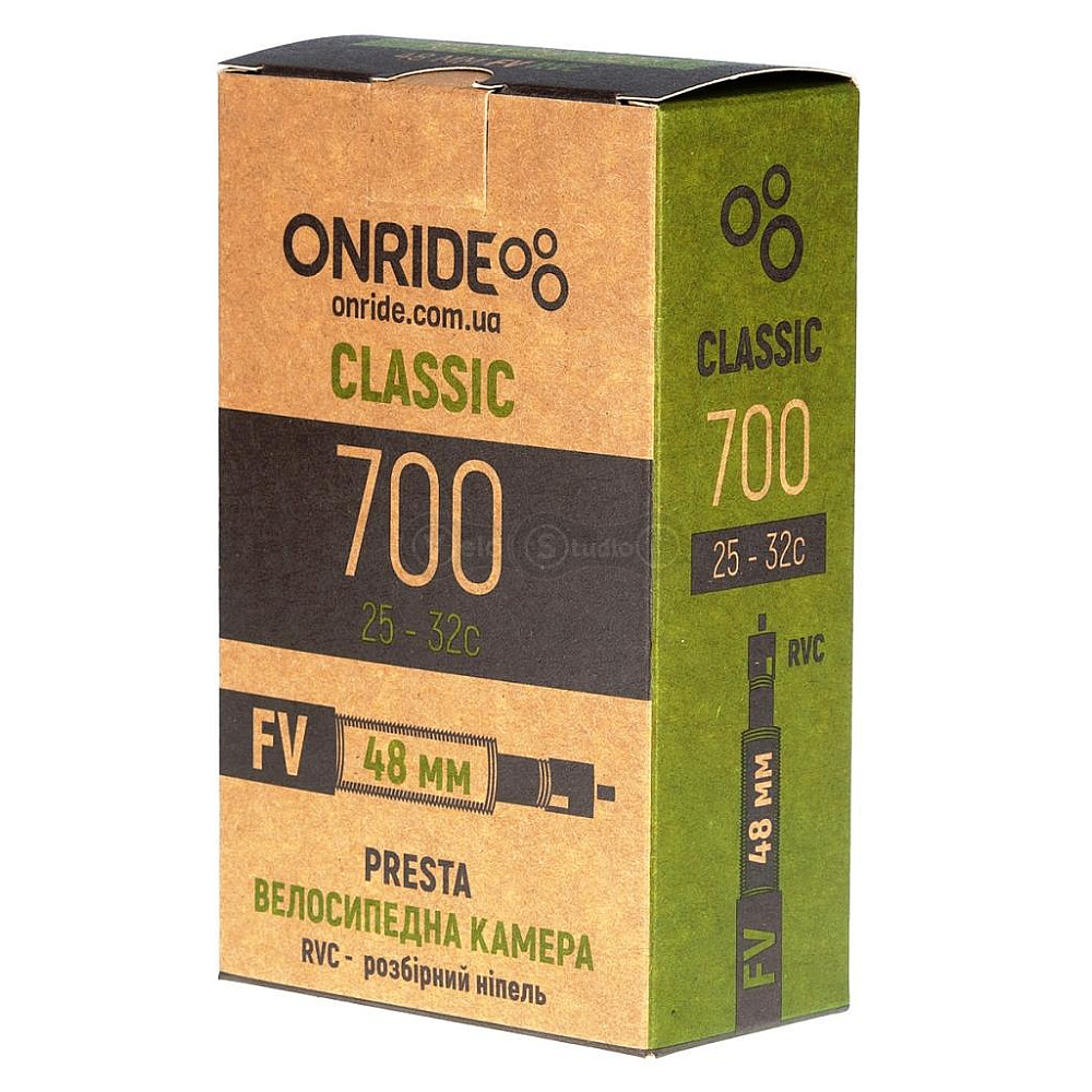 Велосипедная камера ONRIDE Classic RVC 700x25-32c FV 48