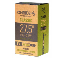 Велосипедная камера ONRIDE Classic RVC 27.5x1.95-2.125 FV 48