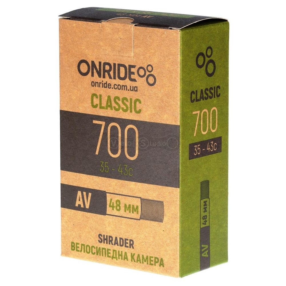 Велосипедна камера ONRIDE Classic RVC 700x35-43c AV 48