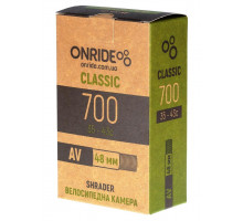 Велосипедная камера ONRIDE Classic RVC 700x35-43c AV 48