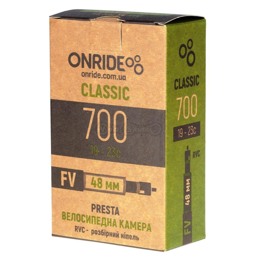 Велосипедна камера ONRIDE Classic RVC 700x19-23c FV 48