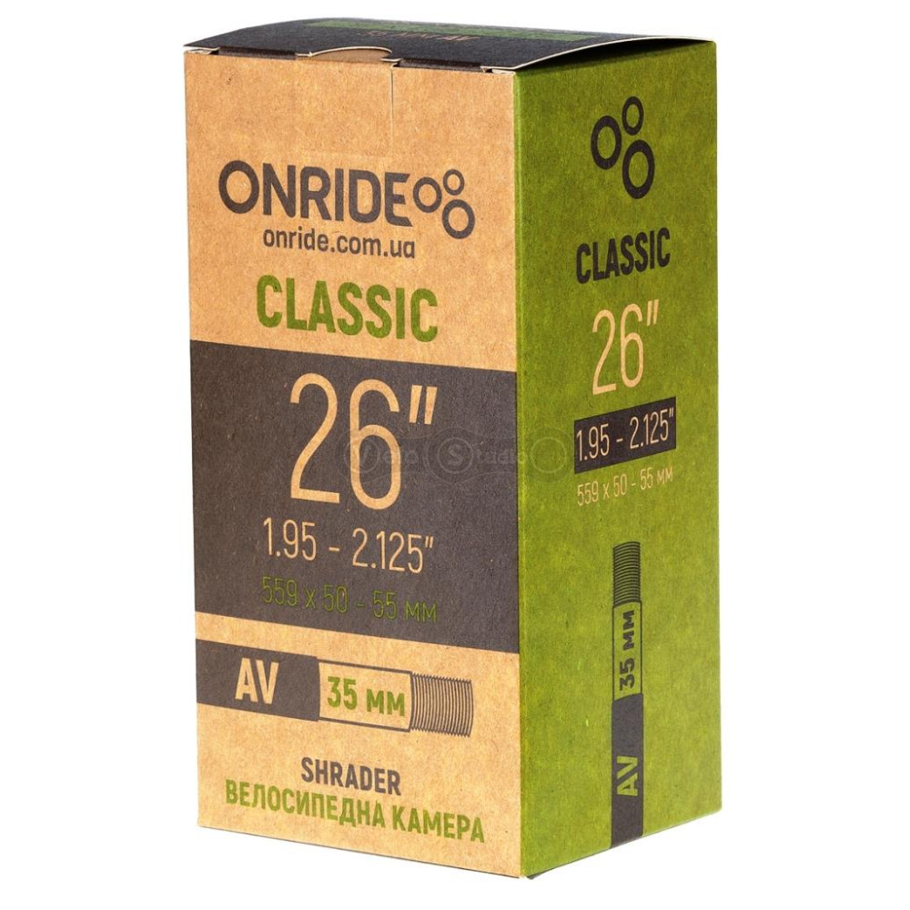 Вело камера ONRIDE Classic 26x1.95-2.125 AV 35