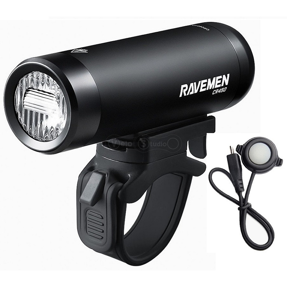 Велосипедна фара Ravemen CR450 USB 450 люмен (кнопка в комплекті)