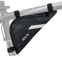 Сумка под раму KLS Triangle ECO (объем 1 литр) чёрная