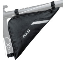 Сумка под раму KLS Triangle ECO (объем 2,5 литра) чёрная